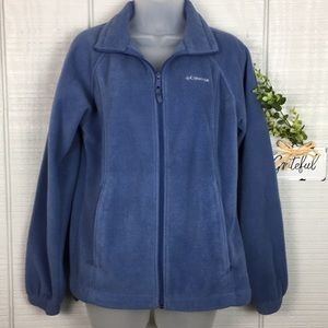 Columbia Fleece Zip Up Jacket color is lighter